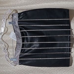 Hot and delicious rhinestones fringe skirt